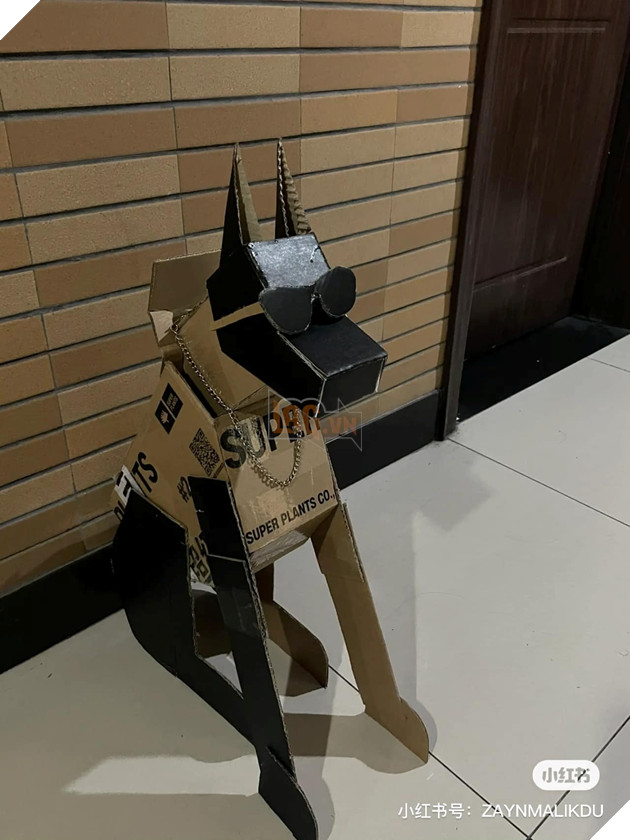 sinh viên tự làm dàn thú cưng bằng giấy cực sáng tạo