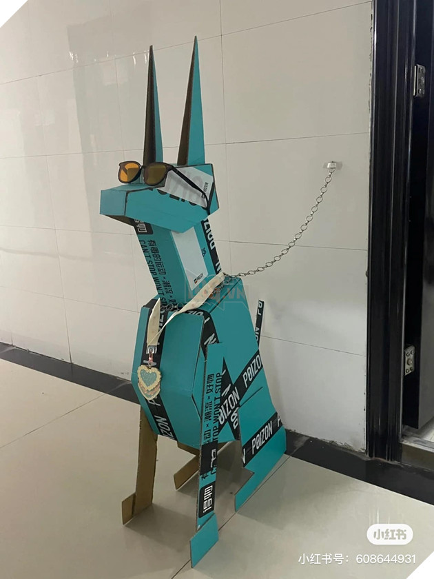 sinh viên tự làm dàn thú cưng bằng giấy cực sáng tạo