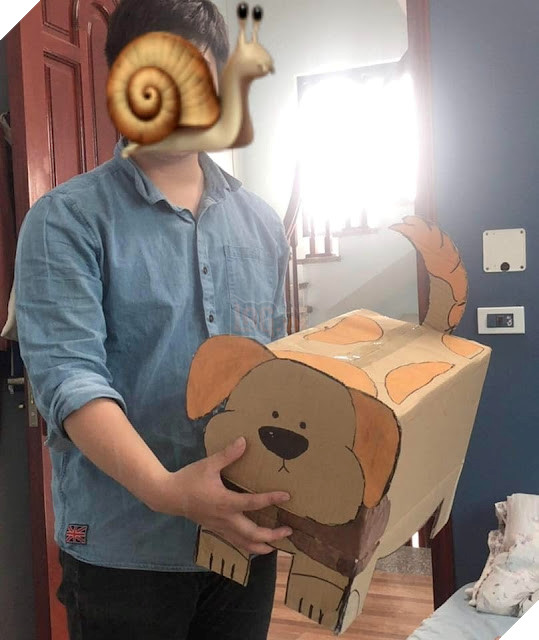 sinh viên tự làm dàn thú cưng bằng giấy cực sáng tạo