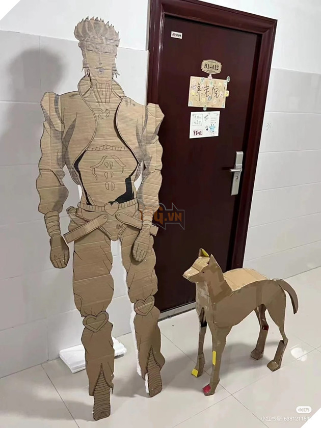 sinh viên tự làm dàn thú cưng bằng giấy cực sáng tạo