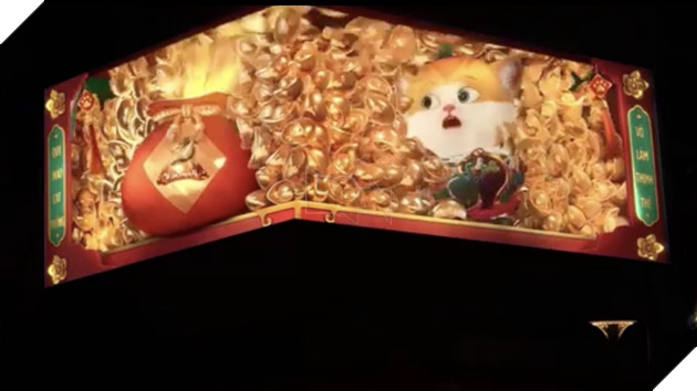 Phố đi bộ Nguyễn Huệ: Trầm trồ với TVC 3D Miêu Võ Lâm chúc Tết cực hoành tráng 3