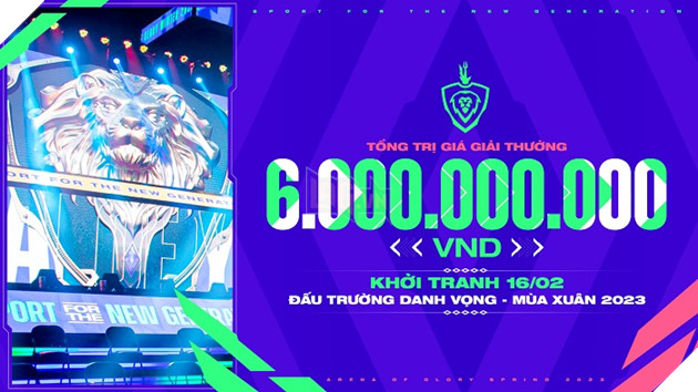 Chính thức khởi tranh giải đấu Liên Quân Mobile - Đấu trường Danh Vọng Mùa Xuân 2023 2