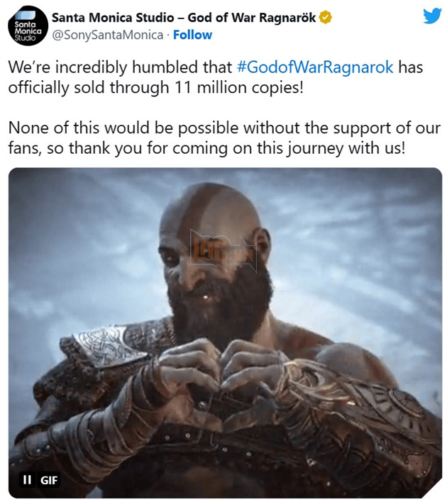 God of War Ragnarok tiếp tục thiết lập thành tích cực khủng chỉ sau 3 tháng ra mắt