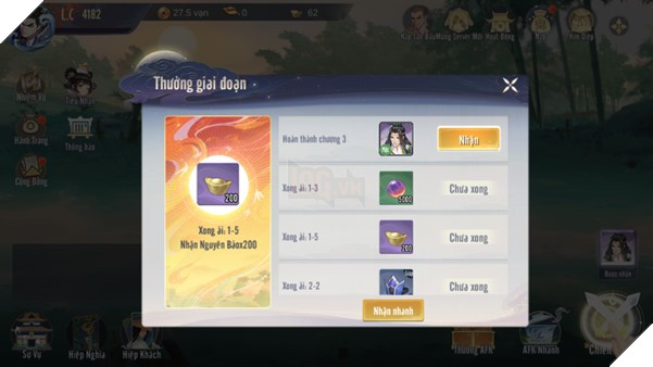 Phổ cập kiến thức cơ bản dành cho tân thủ Võ Lâm Nhàn Hiệp VNG 7