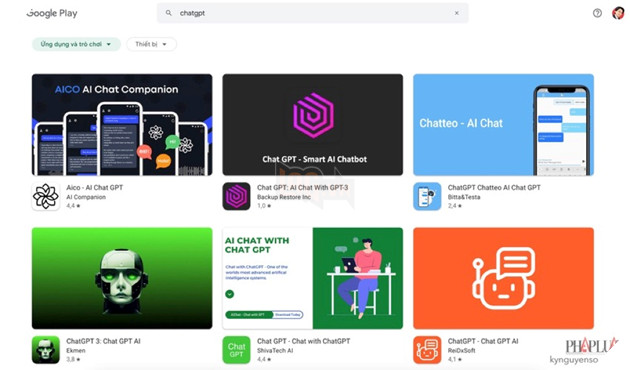 Cảnh giác với các ứng dụng ChatGPT "fake" trên di động