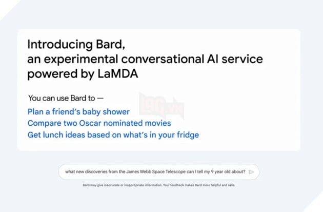 Google ra mắt đối thủ Bard, đối thủ của ChatGPT