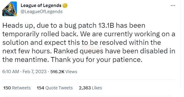 LMHT: Riot Games bất ngờ xóa đi toàn bộ những chỉnh sửa quan trọng của phiên bản 13.1b