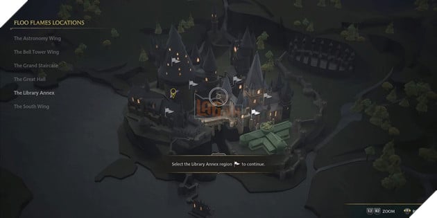 Hogwarts Legacy: Dịch chuyển tức thời bằng Lửa Floo rải rác quanh trường Hogwarts 2