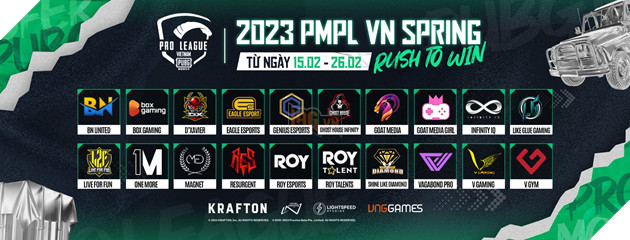 Giải PMPL Việt Nam Mùa xuân 2023 chính thức khởi tranh vào ngày 15 tháng 2 2