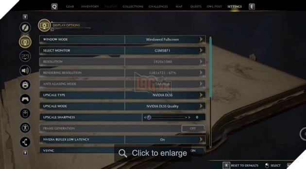 Hogwarts Legacy: Hướng dẫn cài đặt Settings đồ hoạ trên PC