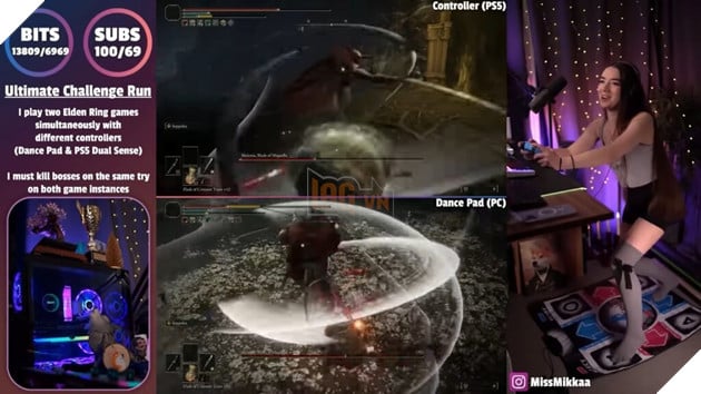 Elden Ring: Nữ streamer lập kỷ lục khi tiêu diệt 2 con boss Malenia