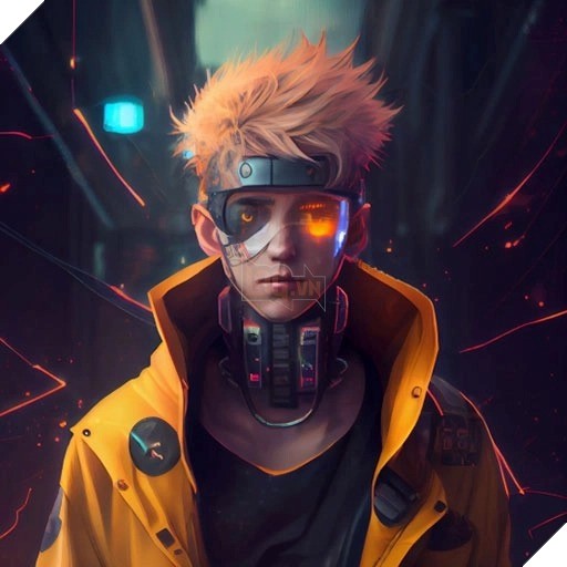 Sẽ ra sao nếu như cách nhân vật Naruto xuất hiện trong thế giới của Cyberpunk?