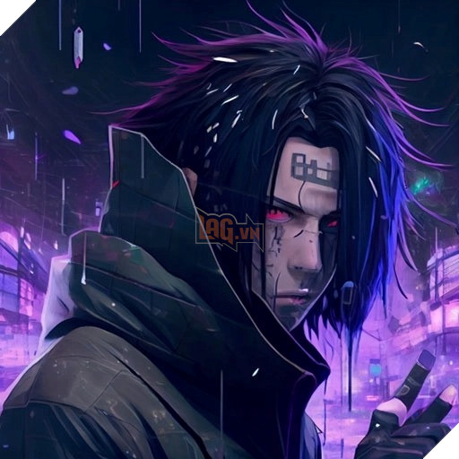 Sẽ ra sao nếu như cách nhân vật Naruto xuất hiện trong thế giới của Cyberpunk?