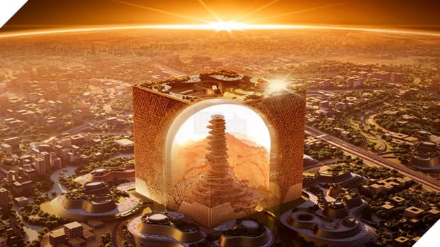 Arab Saudi xây dựng toà nhà "hình lập phương" có thể chứ 20 toà nhà Empire State