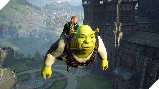 Thêm một bản mod Hogwarts Legacy thay đổi chổi bay thành Cedric Diggory mà nó lạ lắm 3