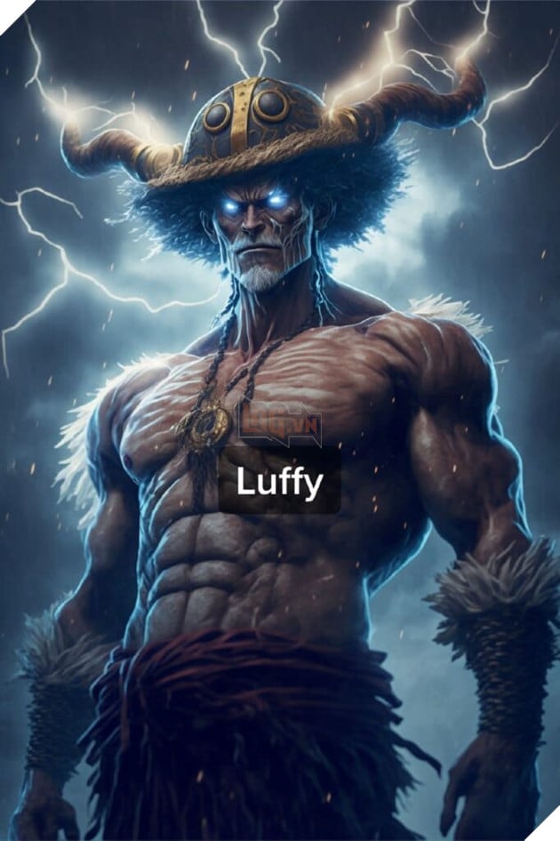 ai art one piece luffy