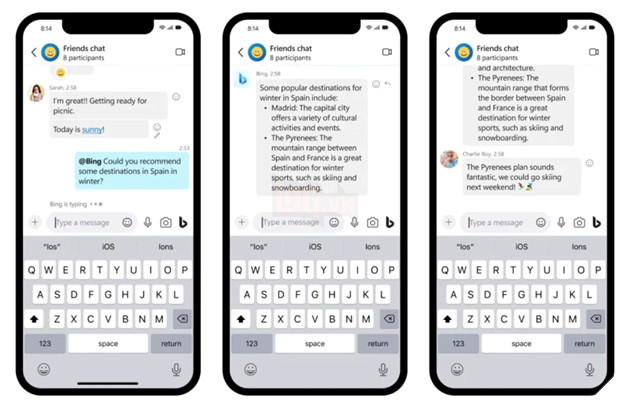 Microsoft "bê" chatbot Bing AI của mình lên Android và iOS