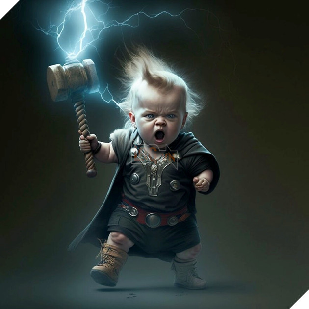 Mê mẩn với loạt nhân vật phim hoạt hình được AI "hồ biến" phiên bản nhí