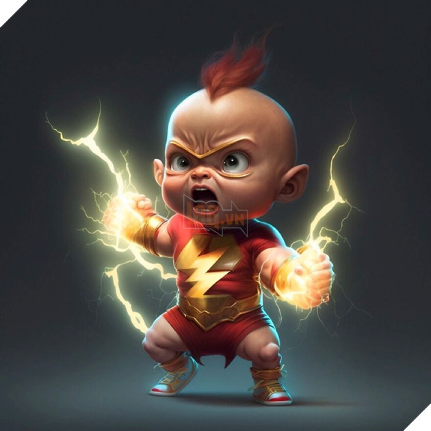 Mê mẩn với loạt nhân vật phim hoạt hình được AI "hồ biến" phiên bản nhí