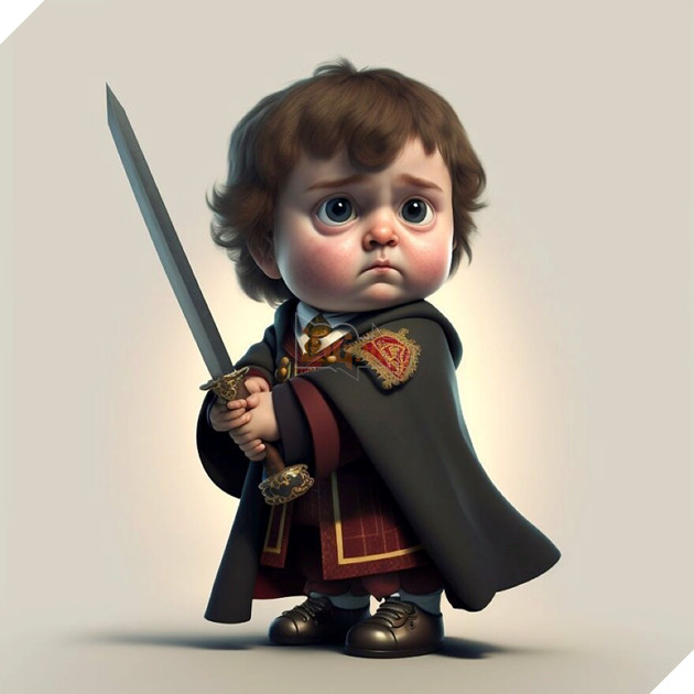 Mê mẩn với loạt nhân vật phim hoạt hình được AI "hồ biến" phiên bản nhí