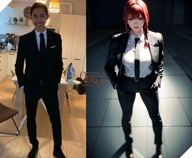 Xuất hiện Makima được AI vẽ theo dáng đứng loạt diễn viên nổi tiếng