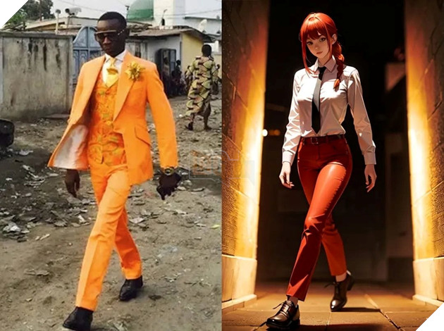 Xuất hiện Makima được AI vẽ theo dáng đứng loạt diễn viên nổi tiếng