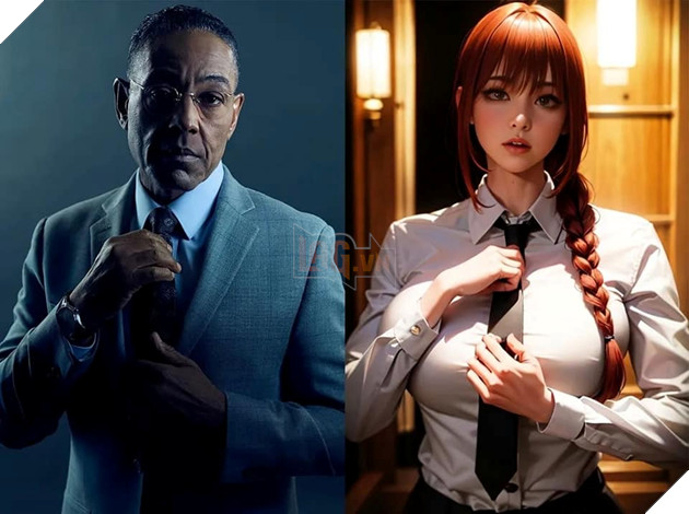 Xuất hiện Makima được AI vẽ theo dáng đứng loạt diễn viên nổi tiếng