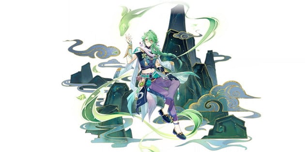 Genshin Impact: Chi tiết bộ kĩ năng của Baizhu - Hồi máu, Tạo khiên và Buff sát thương 3 trong 1 3