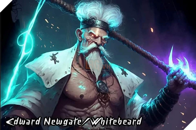 ai art one piece râu trắng