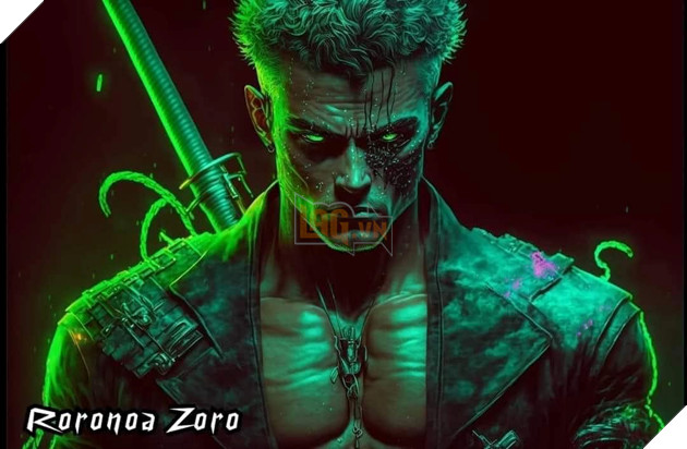 ai art one piece zoro