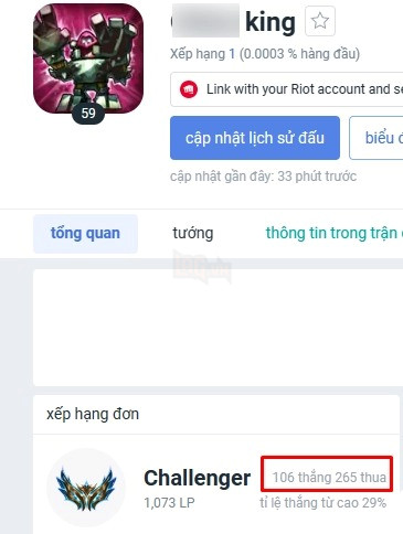 LMHT: Top 1 Thách Đấu máy chủ Việt sử dụng hack disconnect 