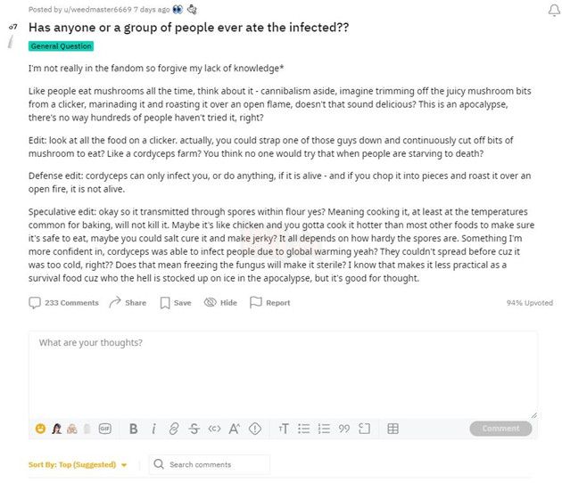 The Last of Us: Cộng đồng hâm mộ tranh cãi về khả năng ... ăn nấm mọc trên người Infected 2