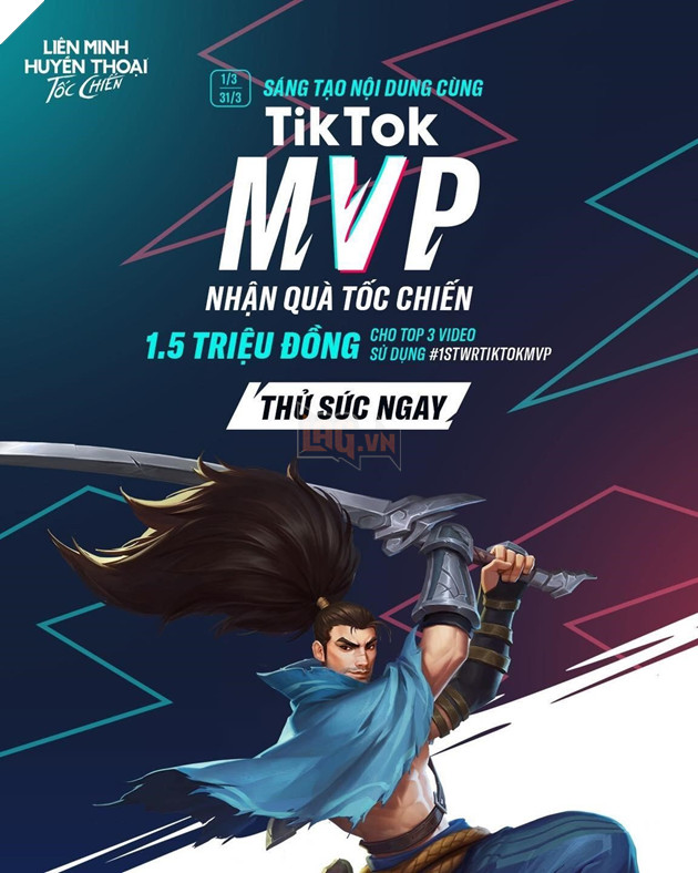 Liên Minh Huyền Thoại: Tốc Chiến Việt Nam ra mắt sự kiện Sáng tạo nội dung WR Tiktok MVP 