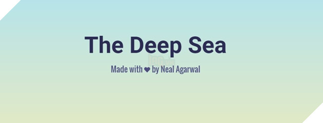 Khám phá những sinh vật dưới lòng đại dương vô cùng đơn giản ngay trên trình duyệt web