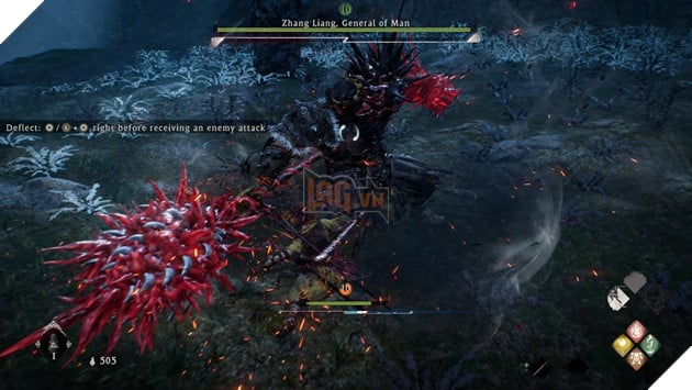 Wo Long: Fallen Dynasty - Hướng dẫn vượt qua boss Đại tướng Trương Lương 6