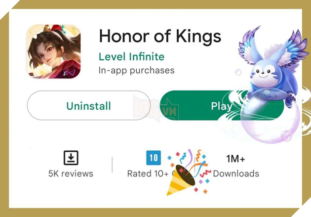 Vương Giả Vinh Diệu đạt 1 triệu lượt tải về chỉ sau 1 ngày phát hành