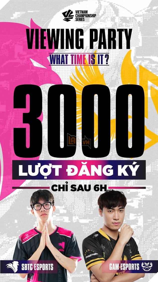 Bạn đã sẵn sàng cho Viewing Party GAM đại chiến SBTC chưa? 2