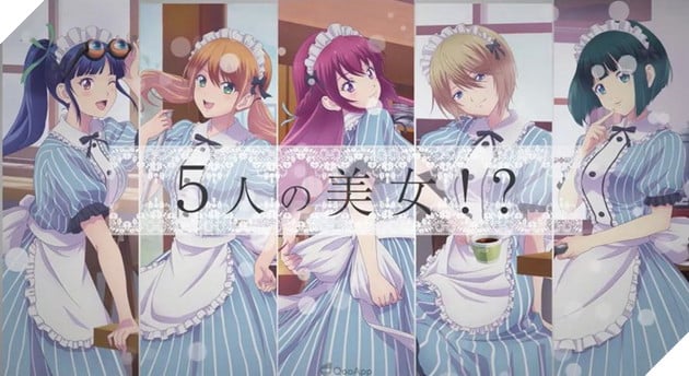 Bộ truyện Quán Cà Phê Nữ Thần tung trailer anime mới và ấn định ngày ra mắt chính thức