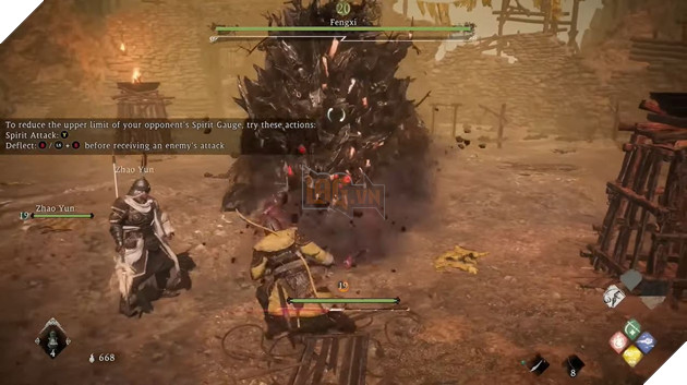 Wo Long: Fallen Dynasty - Hướng dẫn đánh bại boss lợn rừng thành tinh Fengxi 4