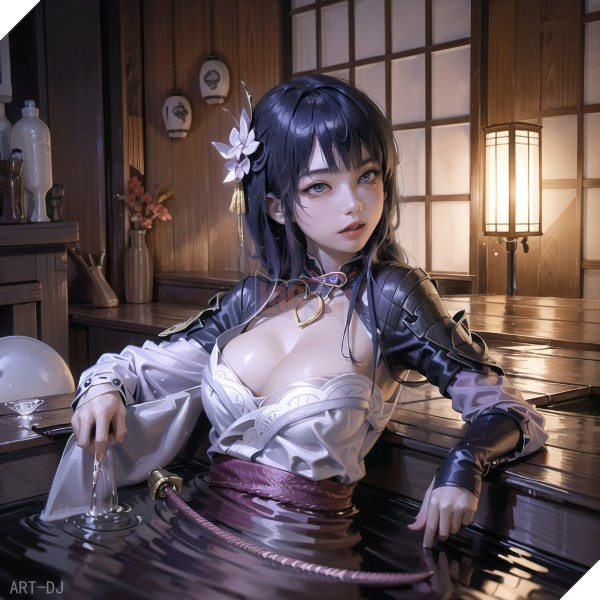 ai art genshin impact raiden shogun