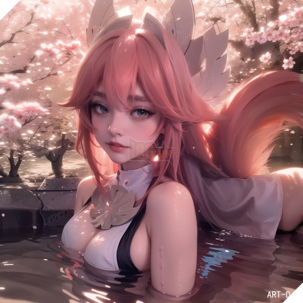 ai art genshin impact yae miko