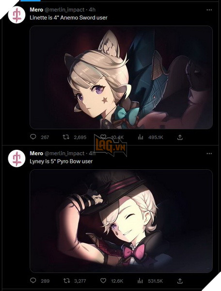 Genshin Impact: Leaker hé lộ Nguyên tố của Cặp đôi song sinh Liney và Linette tại Fontaine 2