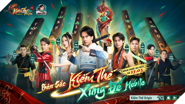 Kiếm Thế Origin đỉnh cao kiếm hiệp trên di động lại tiếp tục tung TVC đầy uy lực cùng cầu thủ Quế Ngọc Hải 4