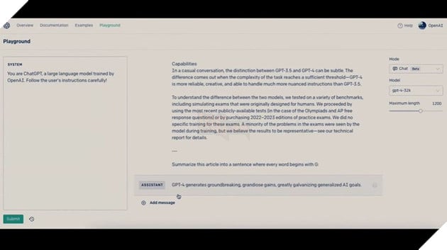 ChatGPT-4 là gì ? Tổng hợp những tính năng mới được công bố 4