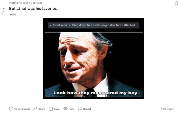 Sau cập nhật, Kelvin trong Sons of the Forest bất ngờ không còn được yêu thích 2