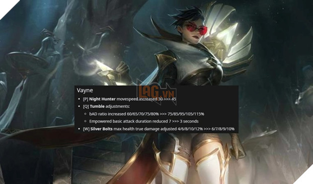 LMHT: Cơn ác mộng Vayne Đi Top quay trở lại với những thay đổi của phiên bản 13.6