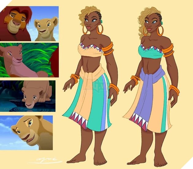 Khi các loài vật trong phim Disney được biến hóa thành con người 9