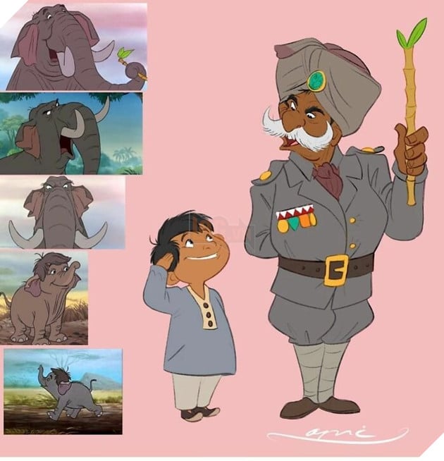 Khi các loài vật trong phim Disney được biến hóa thành con người