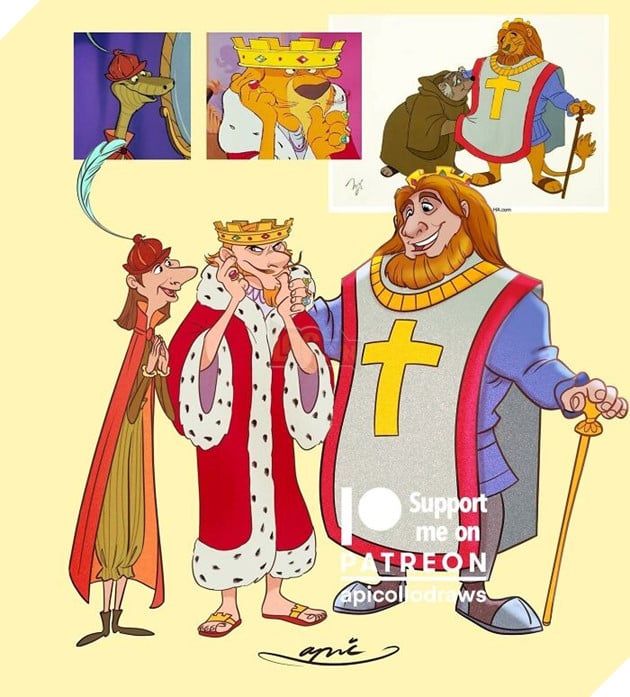 Khi các loài vật trong phim Disney được biến hóa thành con người 5