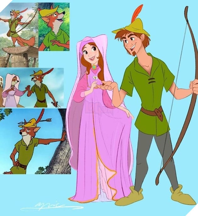 Khi các loài vật trong phim Disney được biến hóa thành con người 18